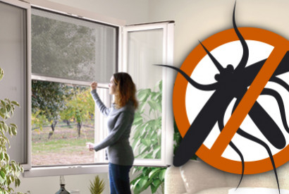 Mosquito Protection Décran en Maille File 1,3m x 1,5m, Blanc SITAKE 4 Pièces Moustiquaire Fenêtre avec 4 Auto-Rubans Adhésifs Moustiquaire pour Fenêtre 